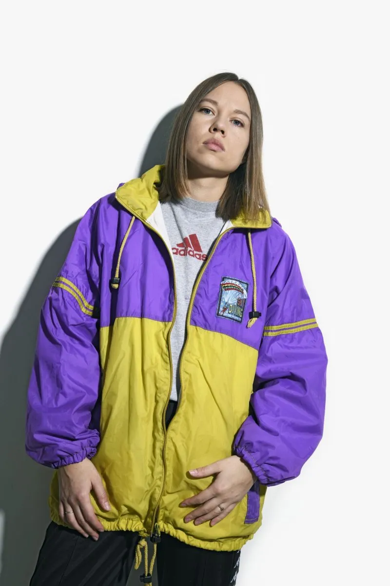 90s retro lightweight windbreaker