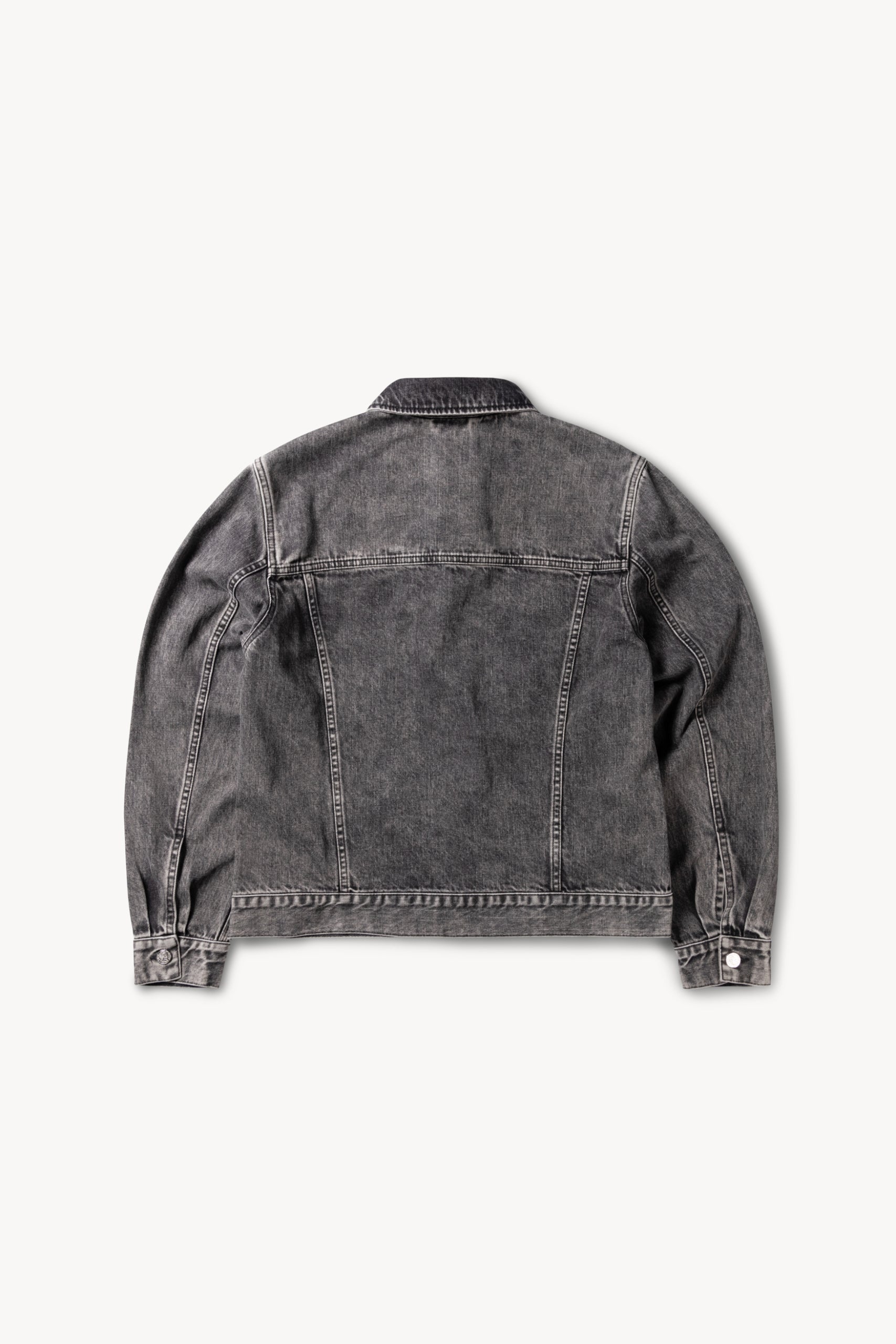 Acid Wash Denim Work Jacket