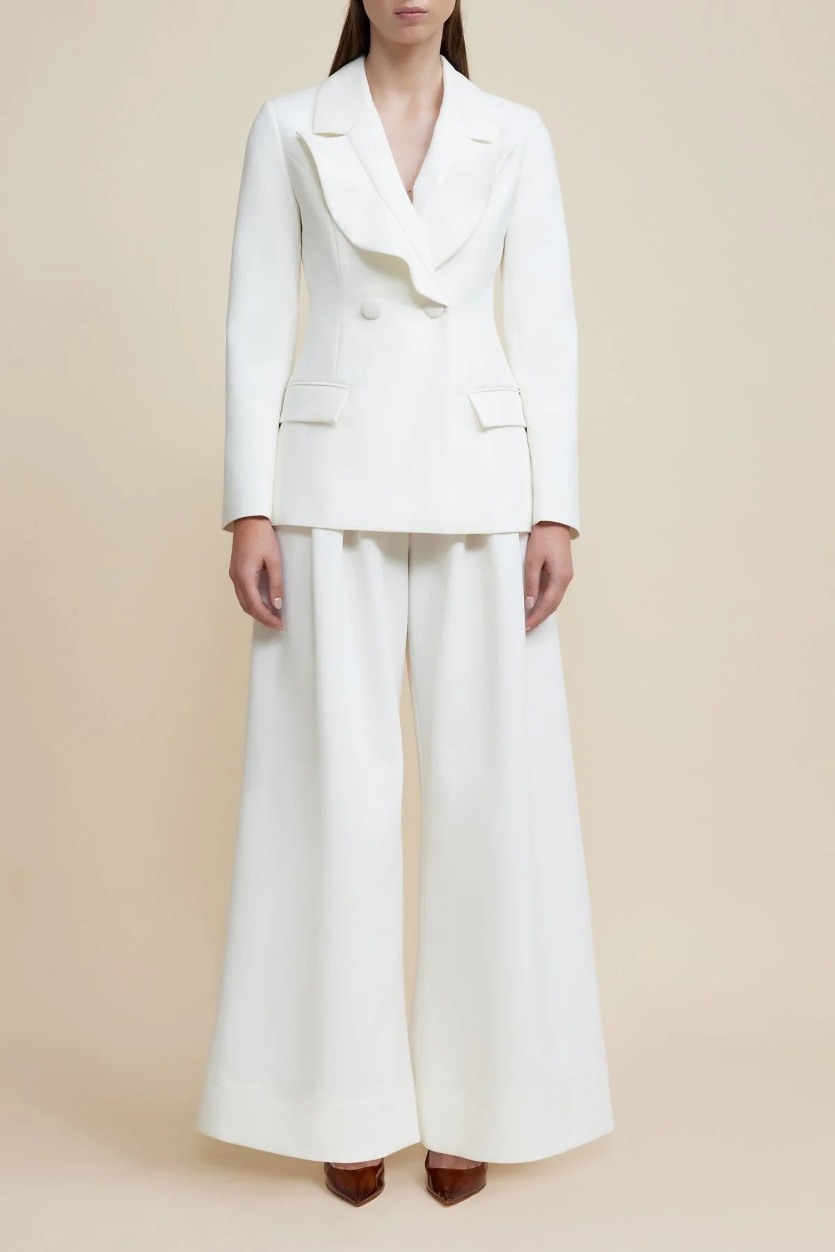 Acler Langley Jacket in Ivory