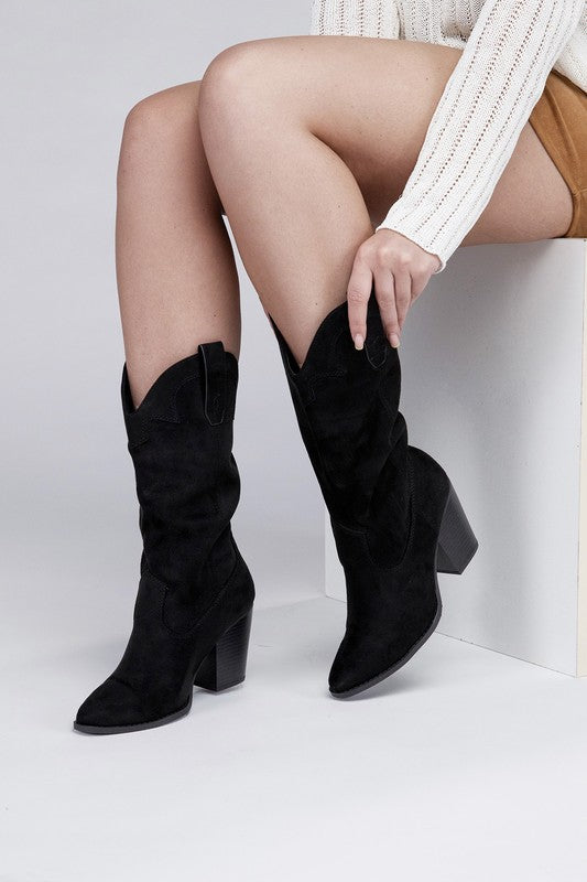 Akito Knee High Heel Boots