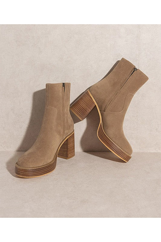 Alexandra Platform Booties