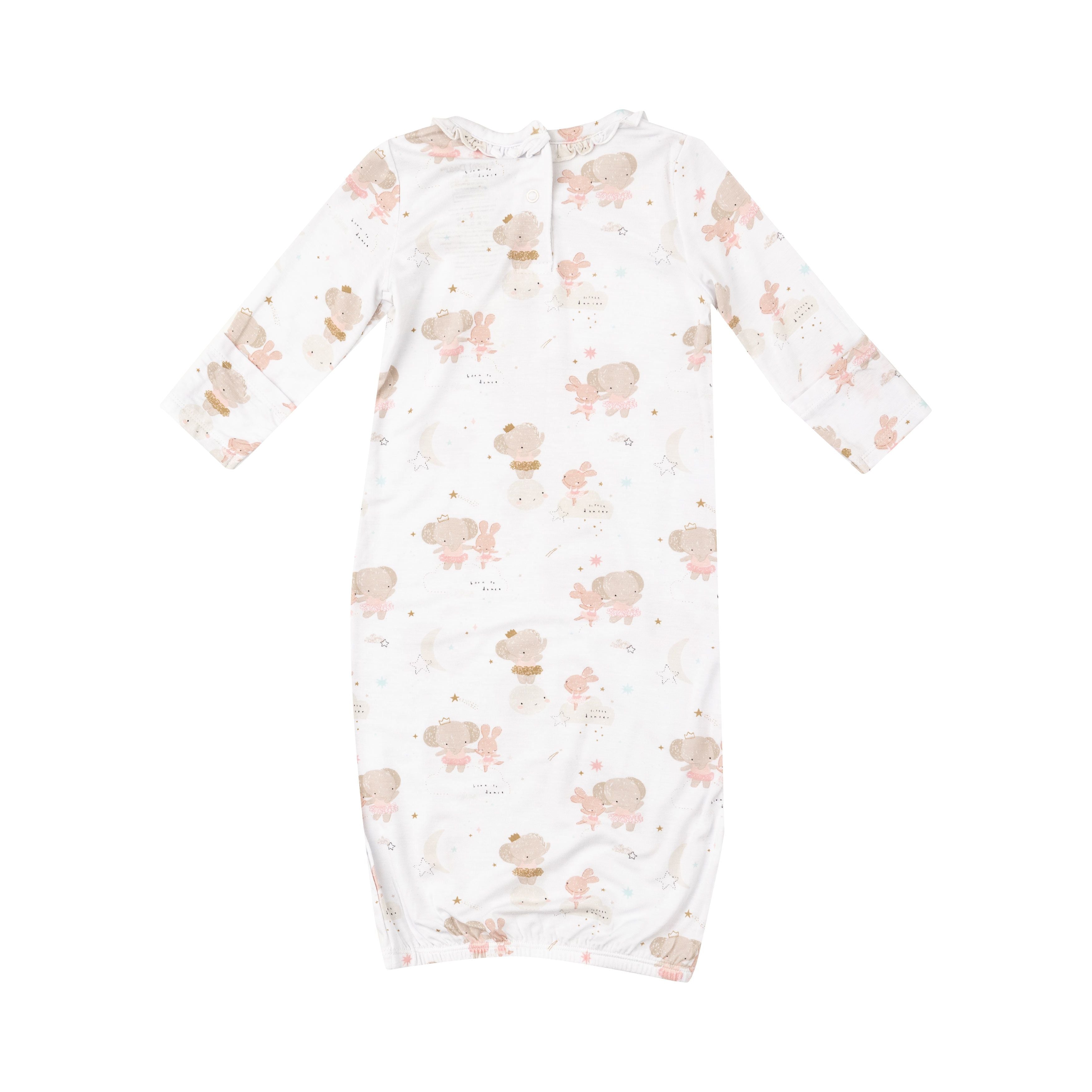 Angel Dear - Elephant + Bunny Ballerinas Kimono Gown