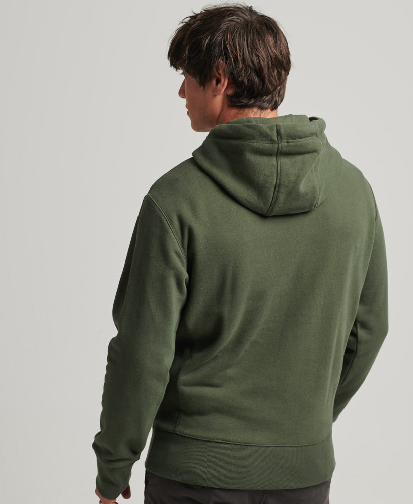 Applique Hoodie | Dark Moss