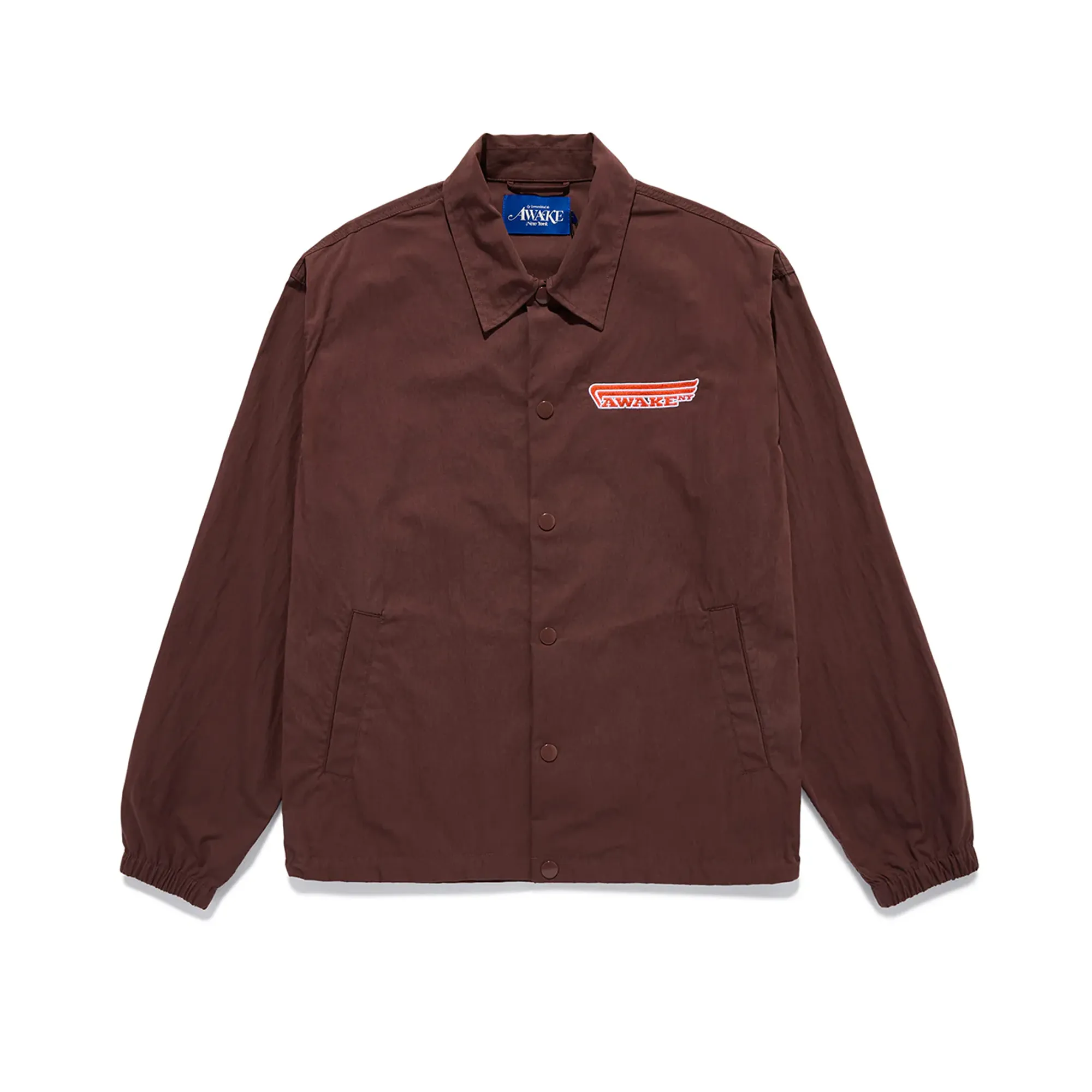 Awake NY 4 Wheeler Coaches Jacket Brown