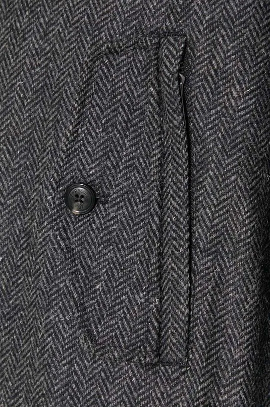 Baracuta wool bomber jacket Herringbone Derby Jacket gray color BRCPS1001