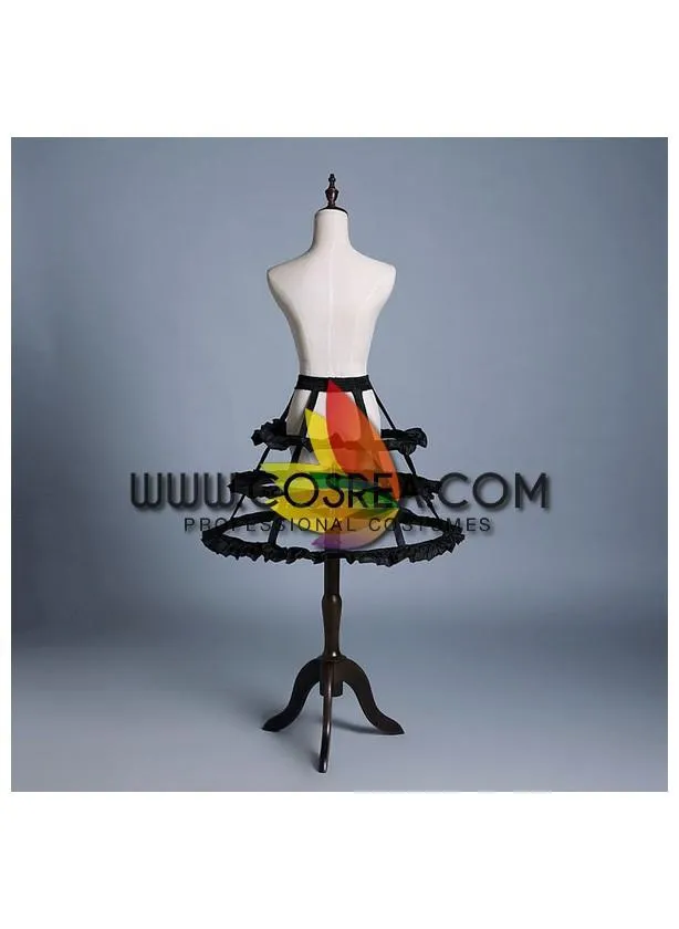 Black 3 Tier Bird Cage Petticoat