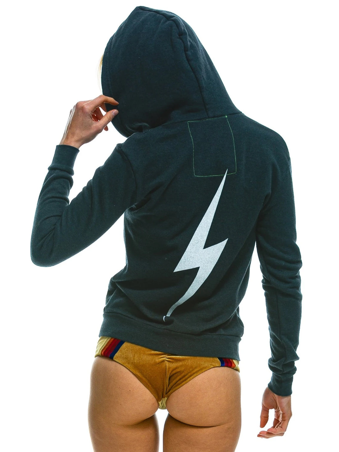 Bolt Zip Hoodie - Charcoal