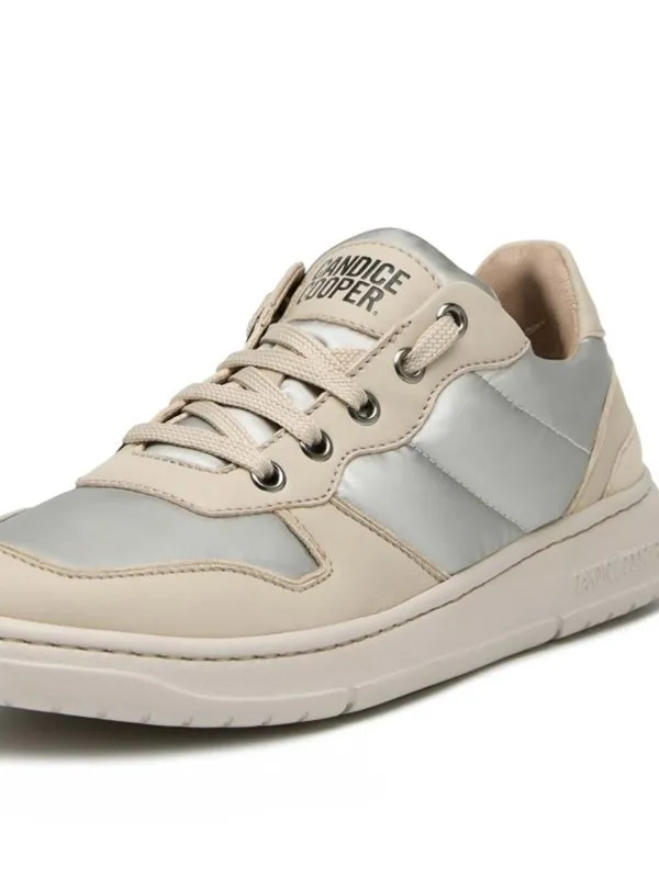 Candice Cooper Sneaker In Nappa And Down Fabric