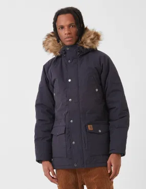 Carhartt-WIP Trapper Parka - Dark Navy Blue / Black