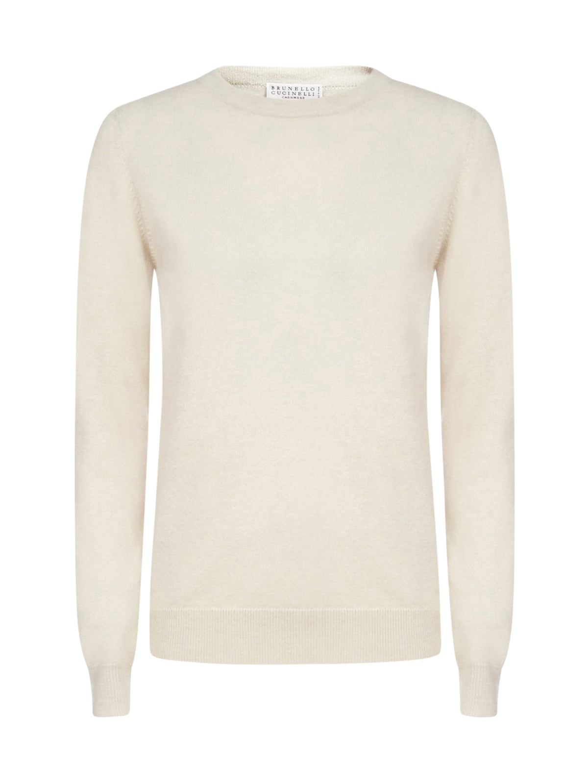 Cashmere sweater with monili