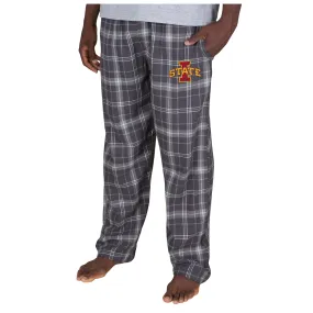 Concepts Sport Iowa State Cyclones Black/Gray Ultimate Flannel Pants