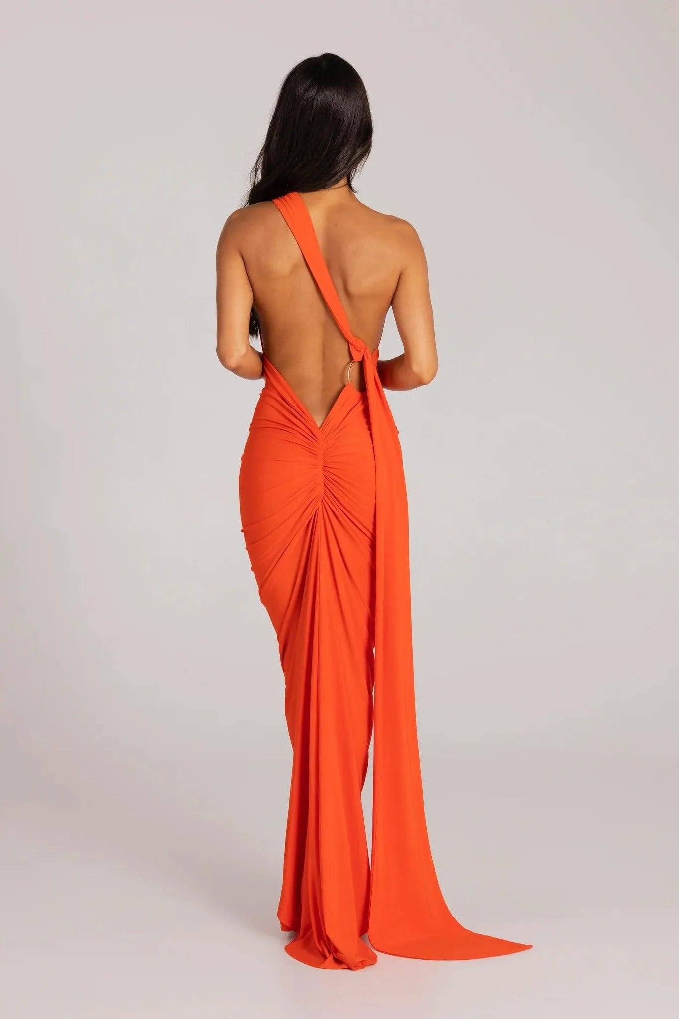 Constantina Gown - Tangerine