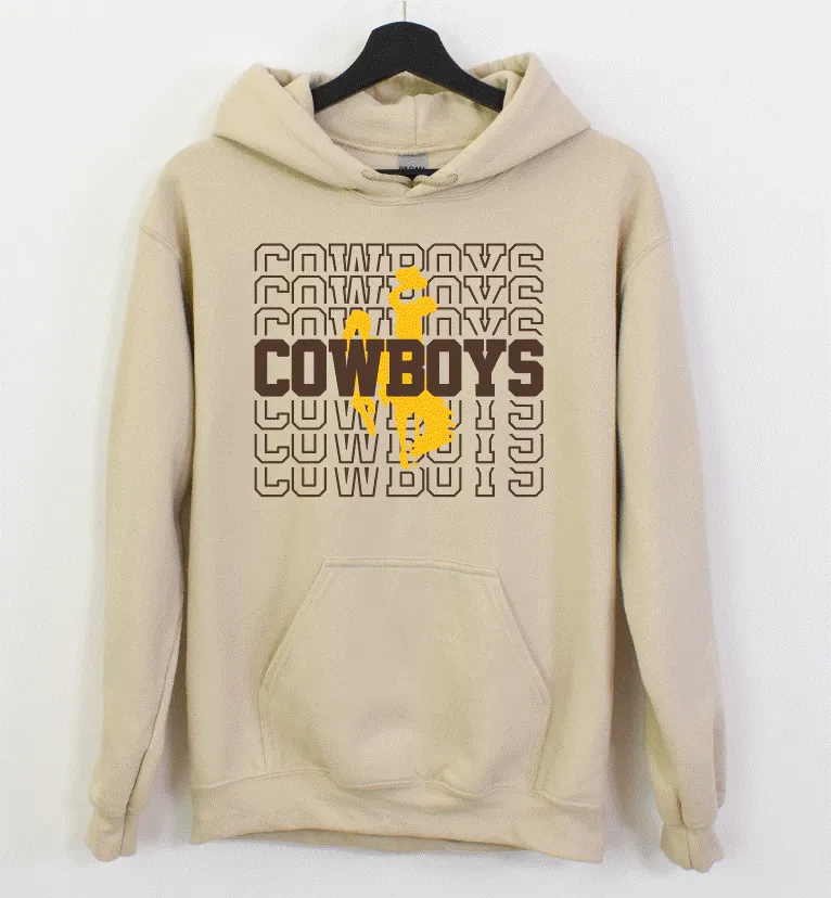 Cowboys on repeat Hoodie