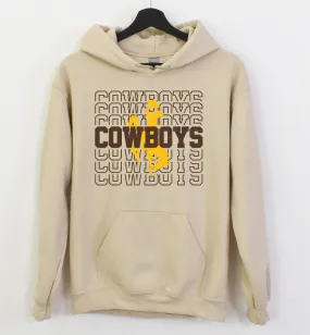 Cowboys on repeat Hoodie