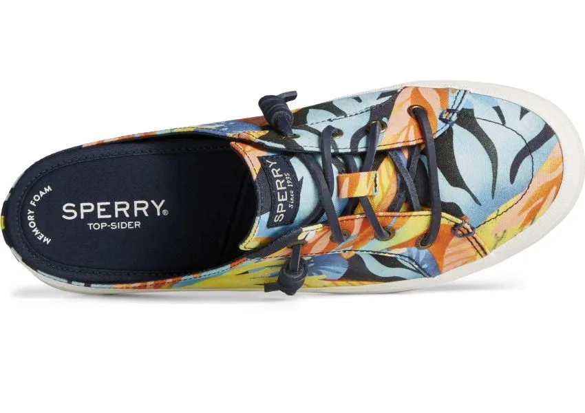 Crest Vibe Coral Floral Navy Multicolour Mule Sneaker 