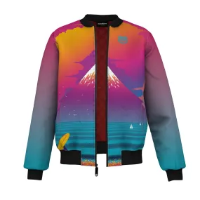 Cyber Fuji Bomber Jacket