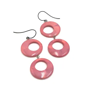 Dark Rose Marcia Earrings