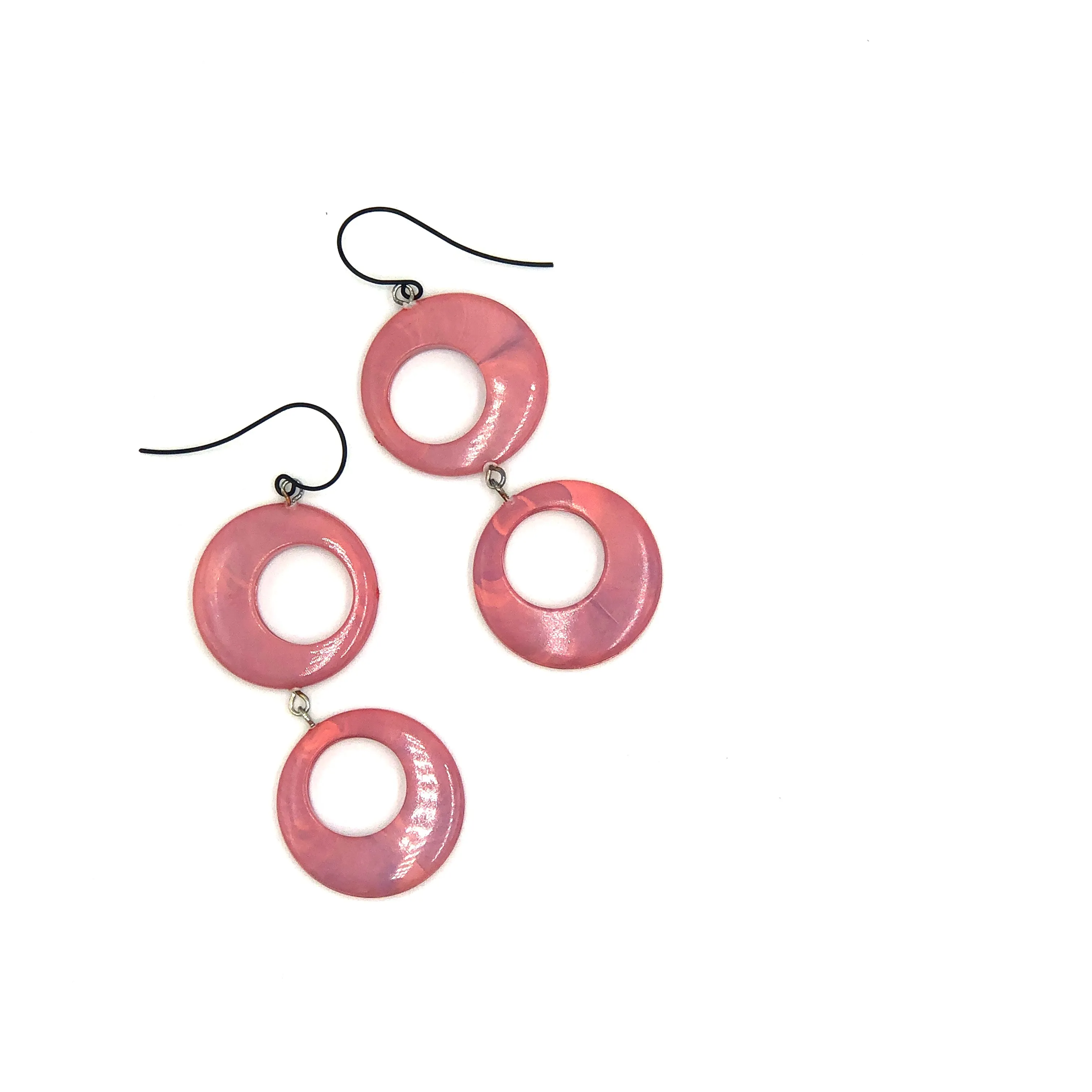 Dark Rose Marcia Earrings