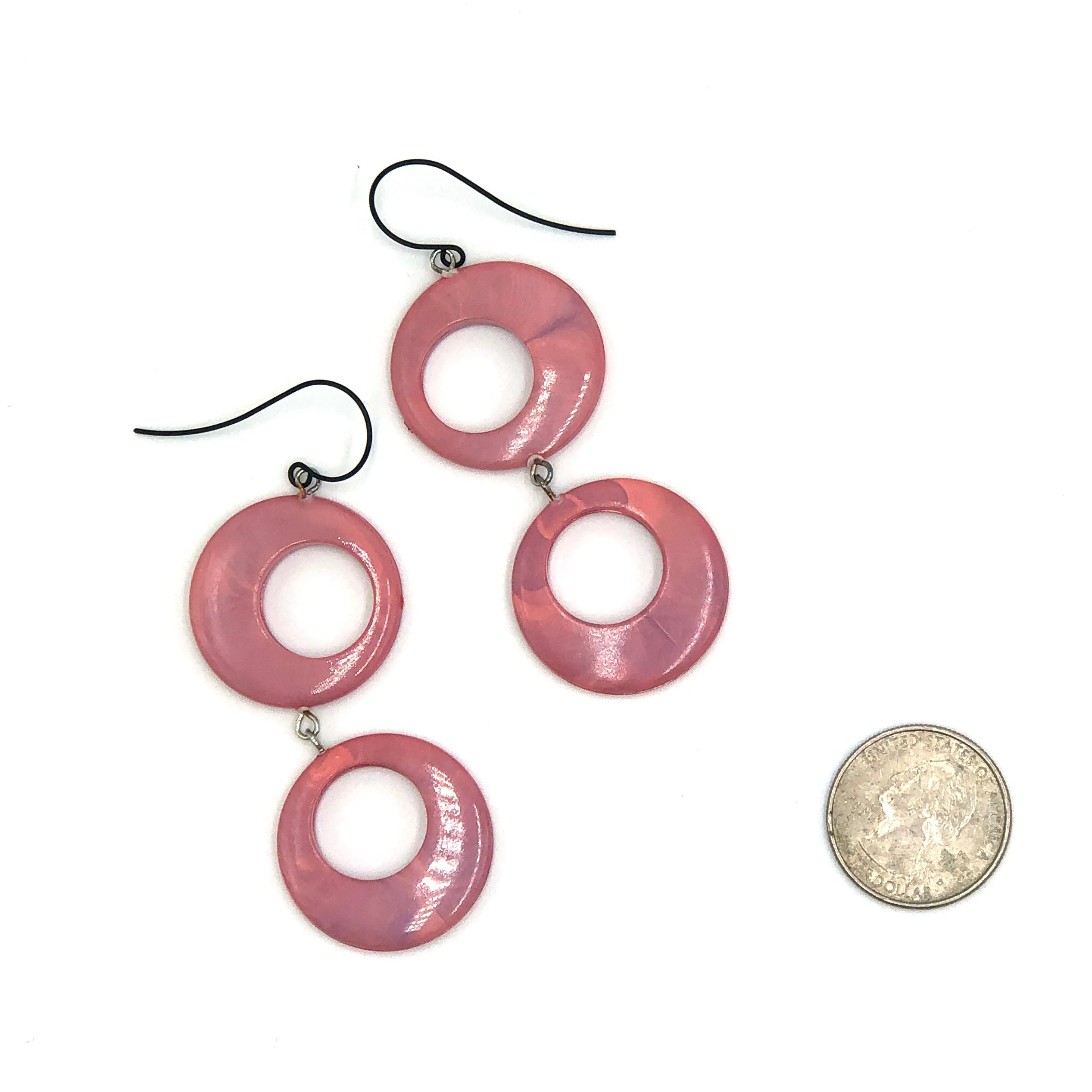 Dark Rose Marcia Earrings