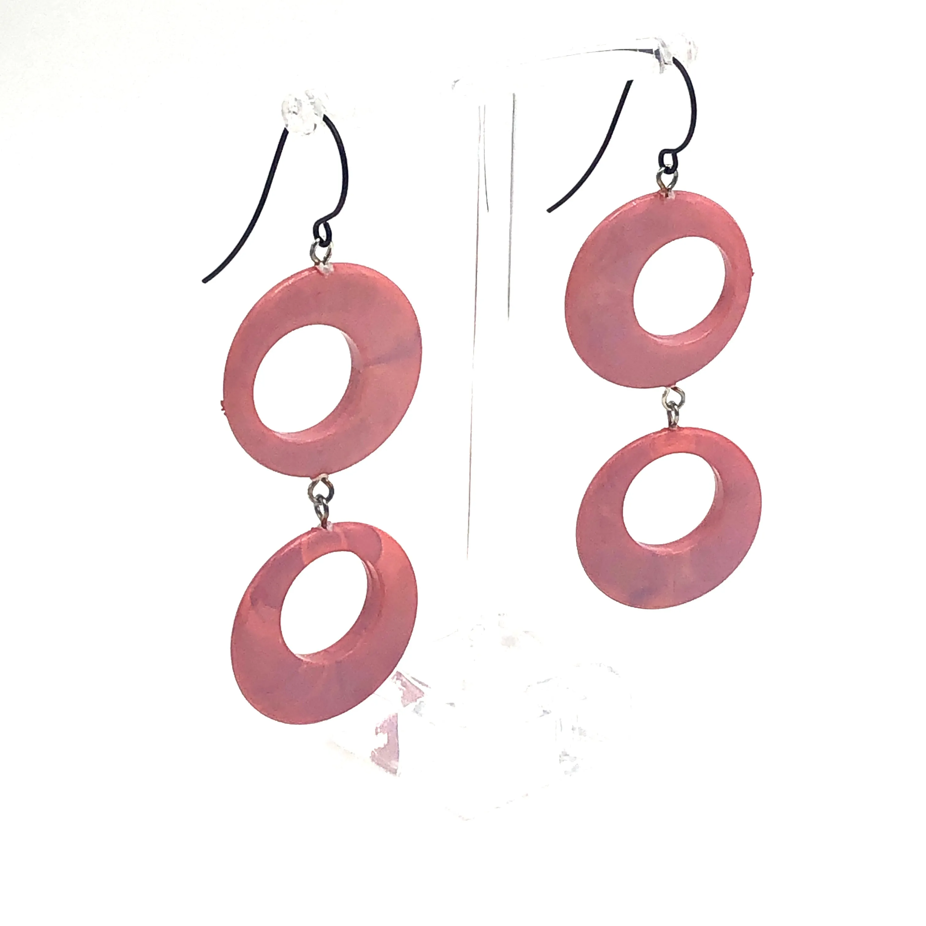 Dark Rose Marcia Earrings