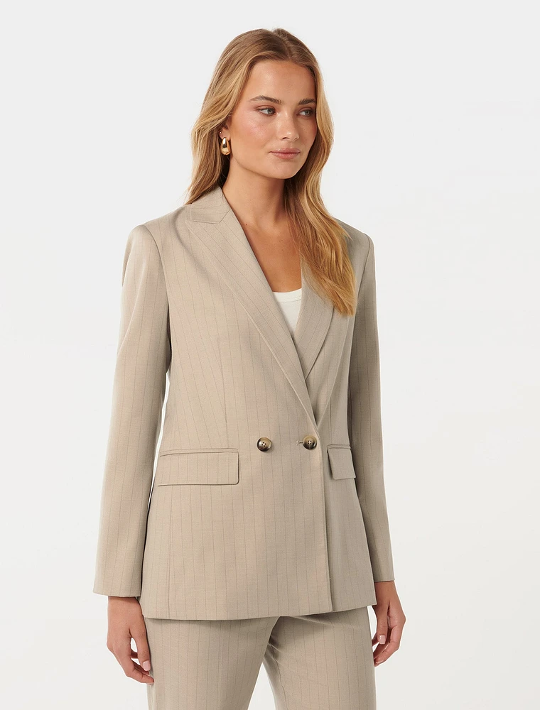 EverNew Charli Double-Breasted Blazer