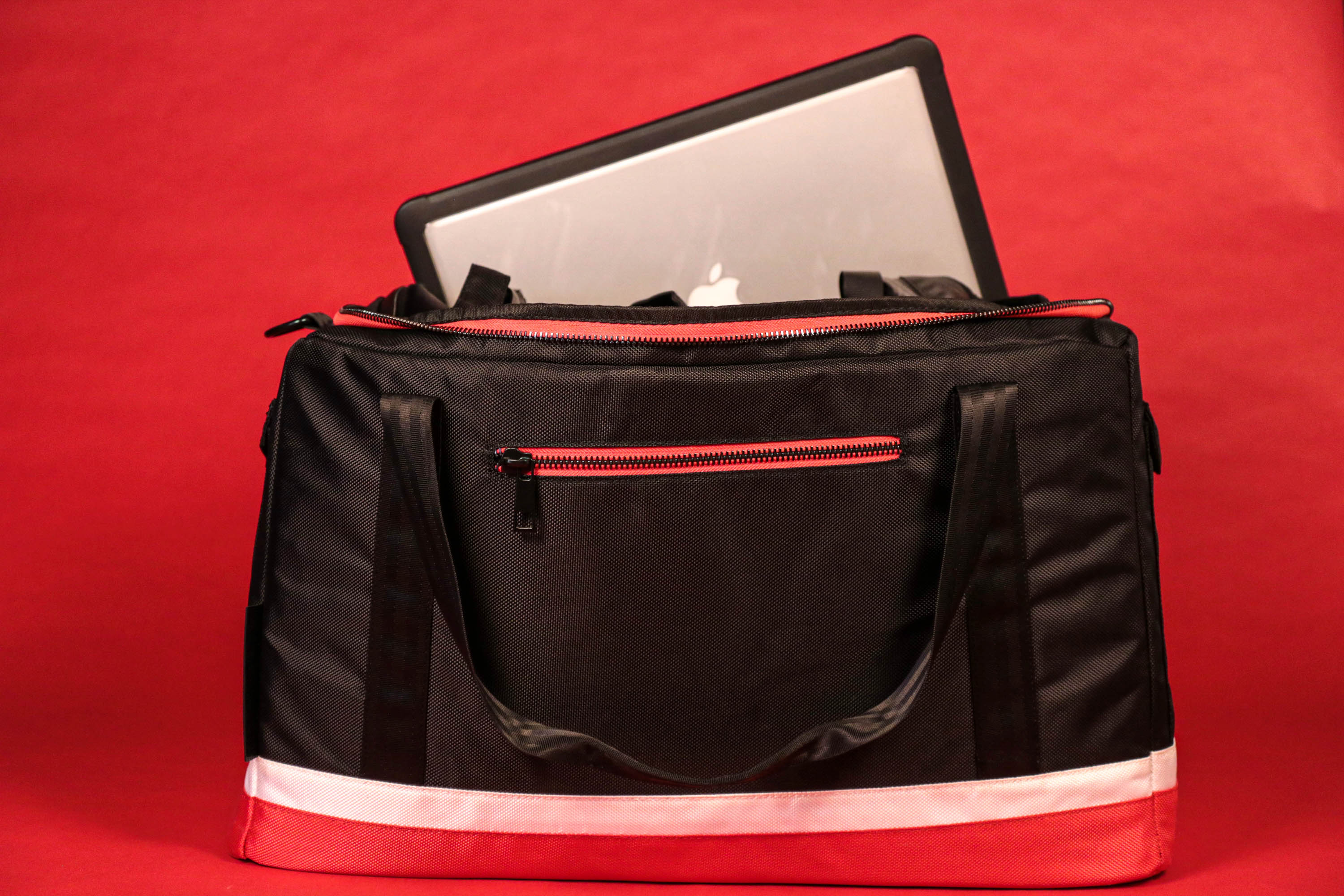 Flight Pack Sneaker Duffle Bag To Match Bred 11s | Sneaker Duffel Travel Bag