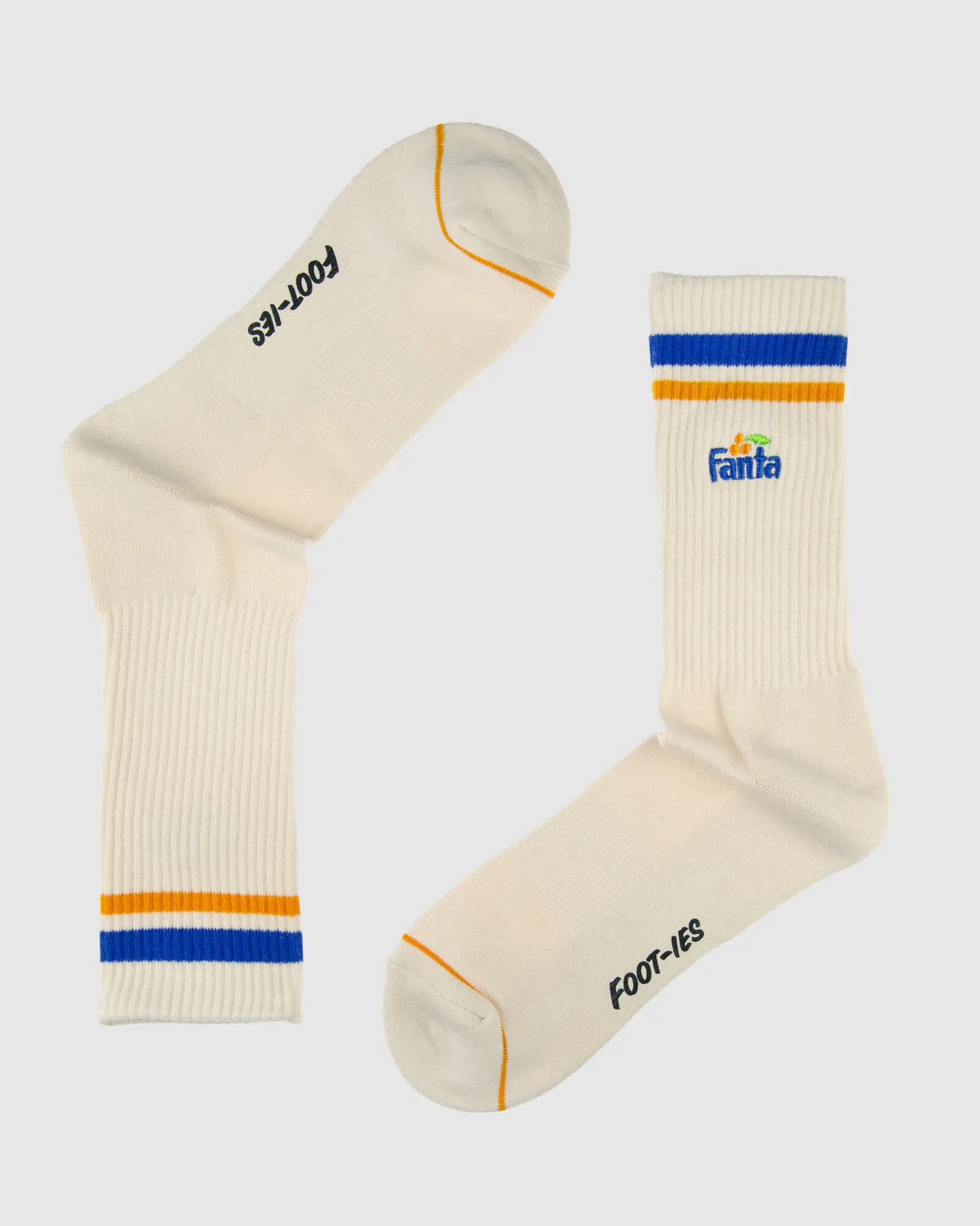 Foot-ies Fanta Sneaker Socks 2 Pack Assorted