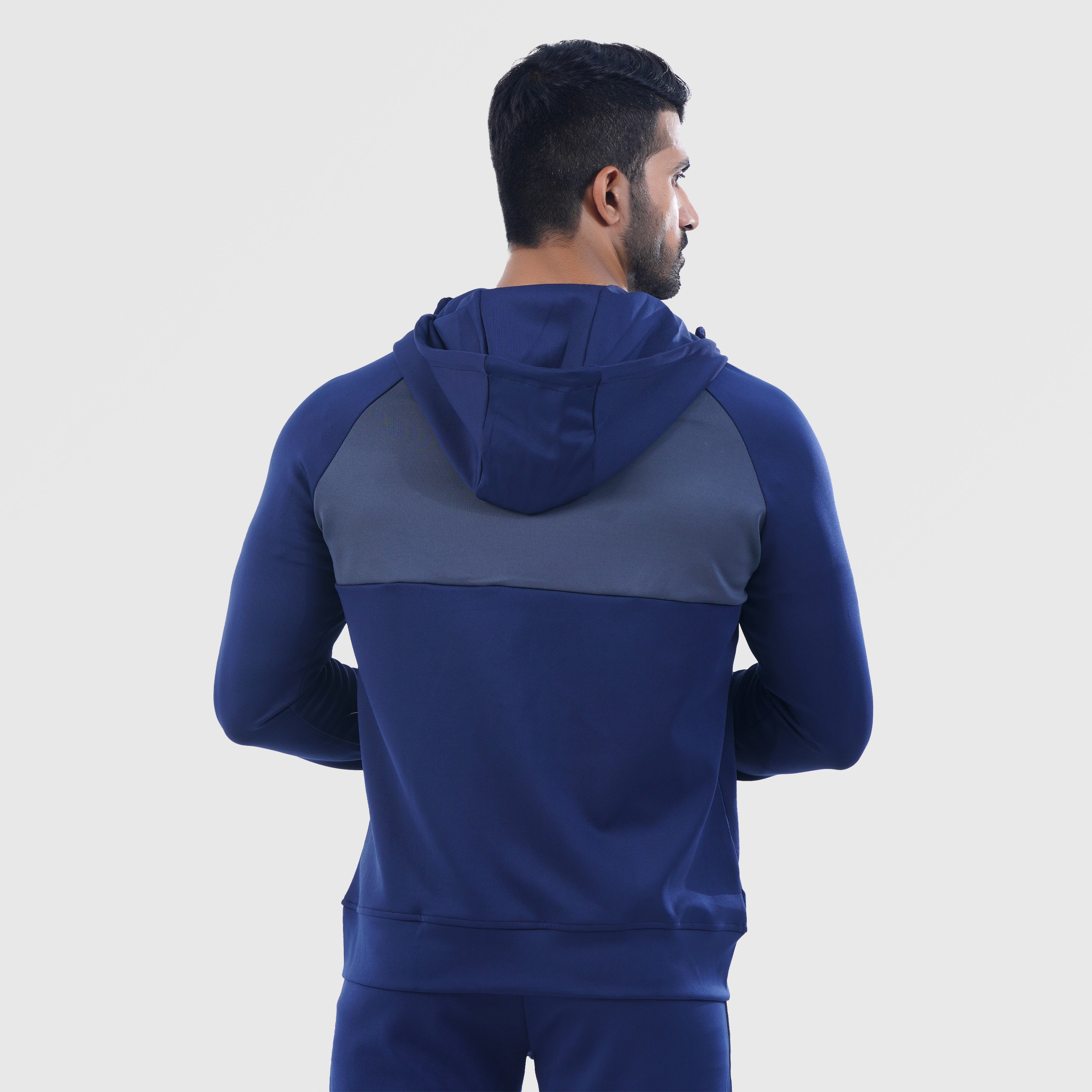 Forbearance Zipper Hoodie (Navy)