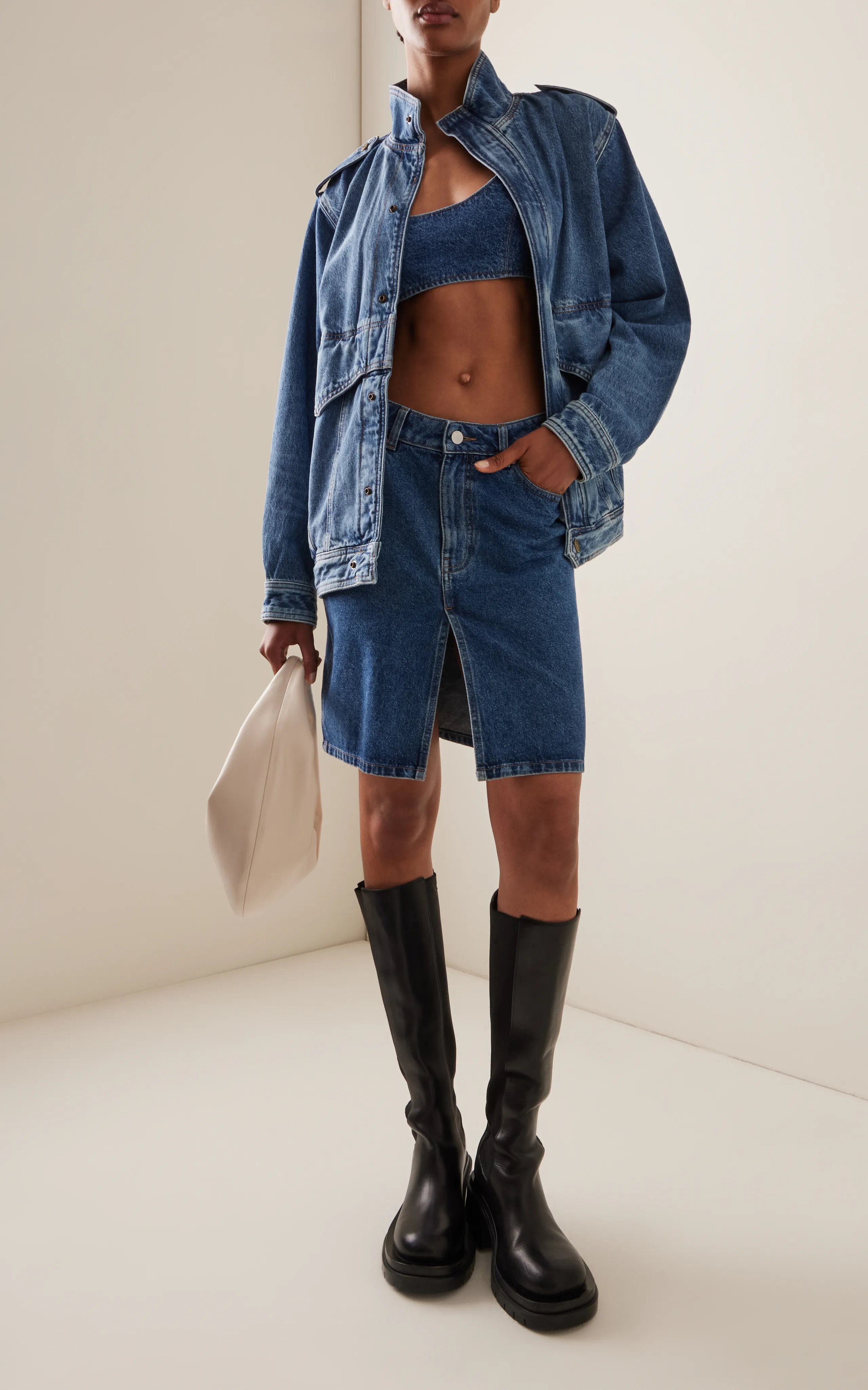 FRAME Oversized Denim Jacket