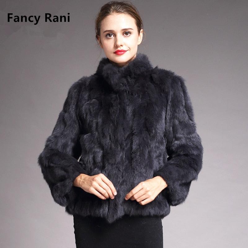 Fur Coat Stand CollarReal Fur Coat