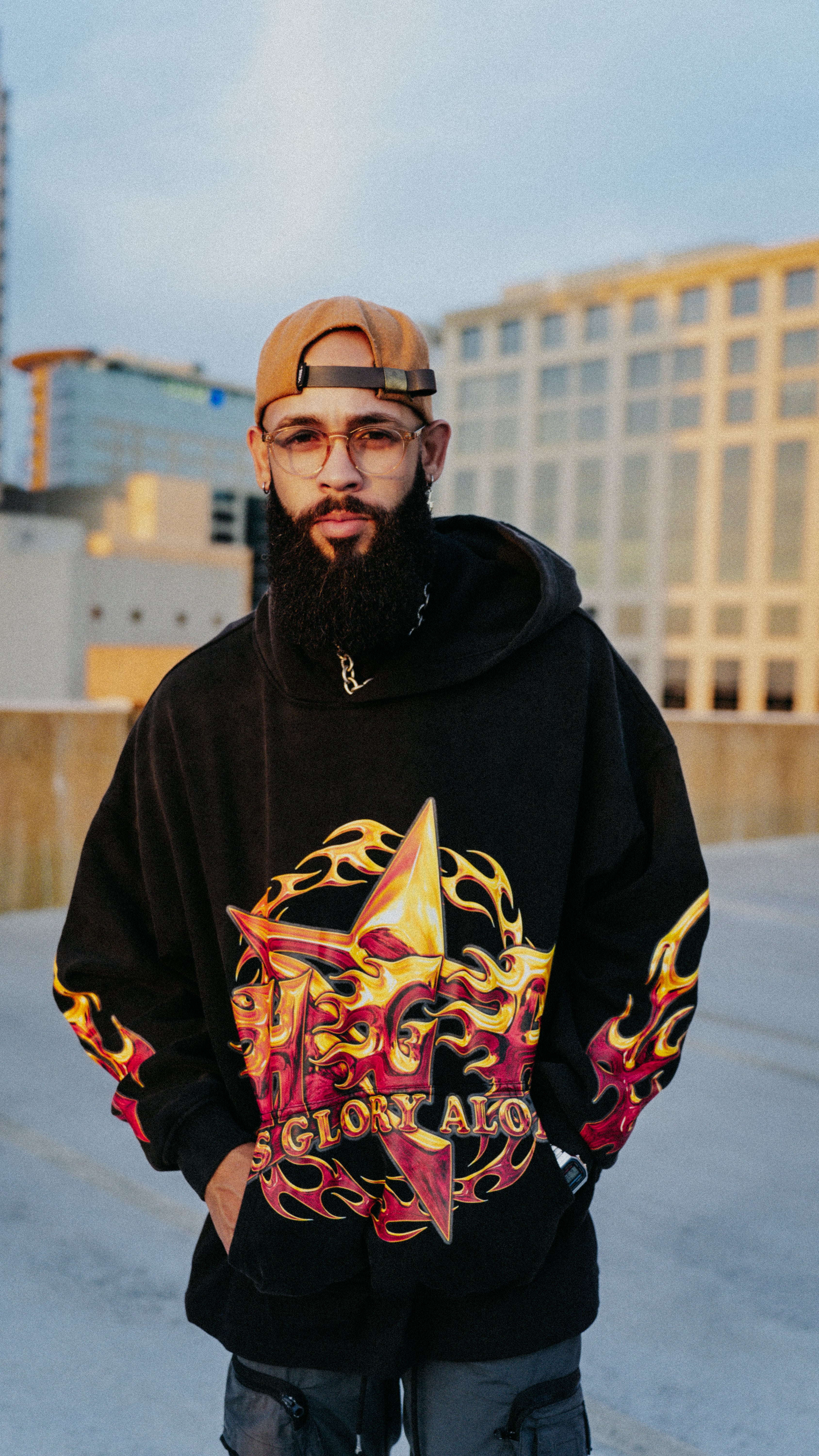 Holy Fire Hoodie (Black)