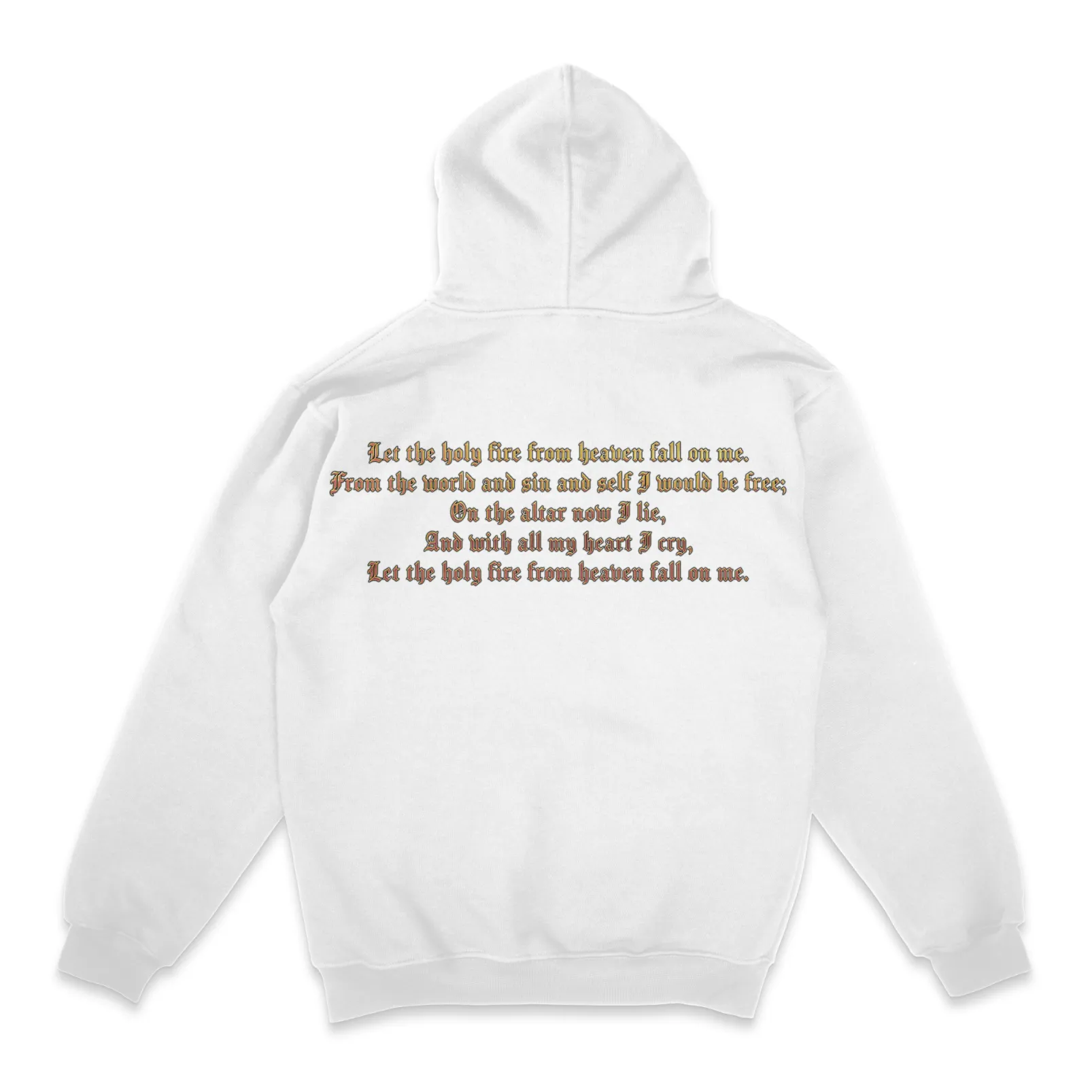 Holy Fire Hoodie (White)