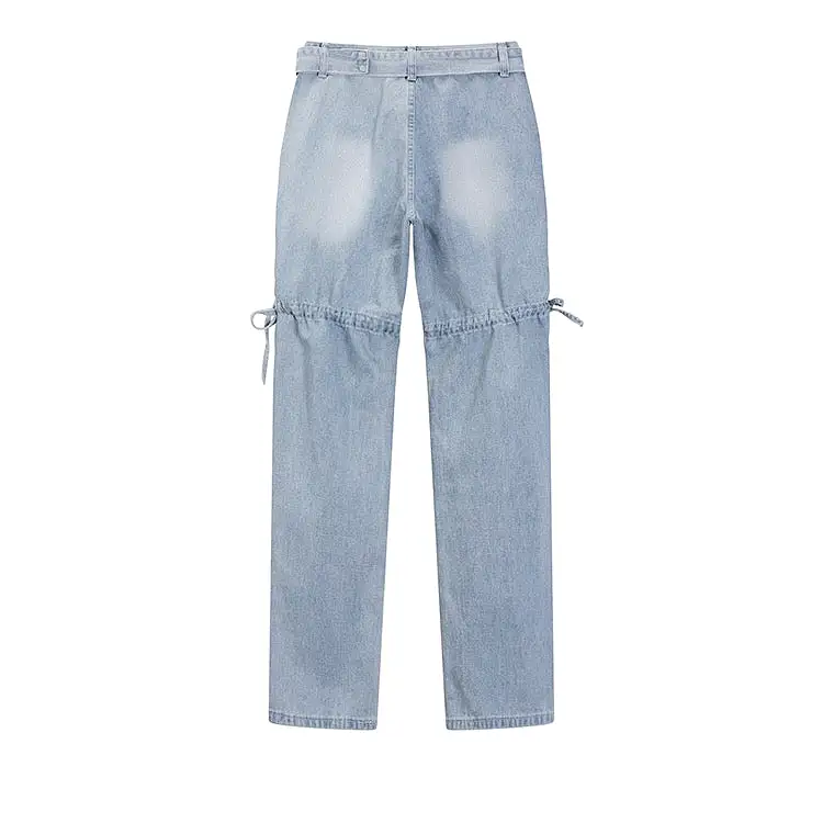 Ice Blue Denim Pants