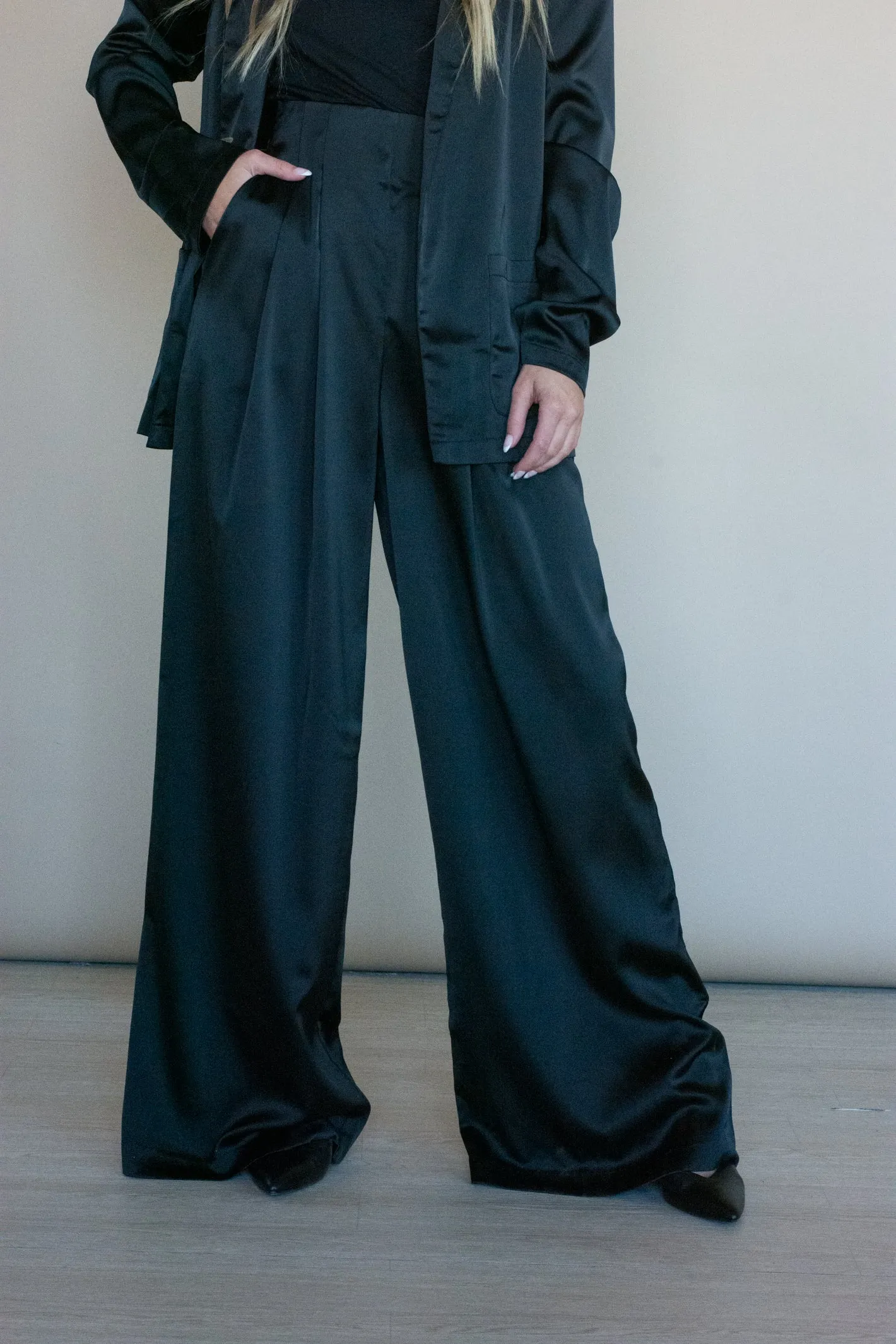 Into the Night Satin Trouser