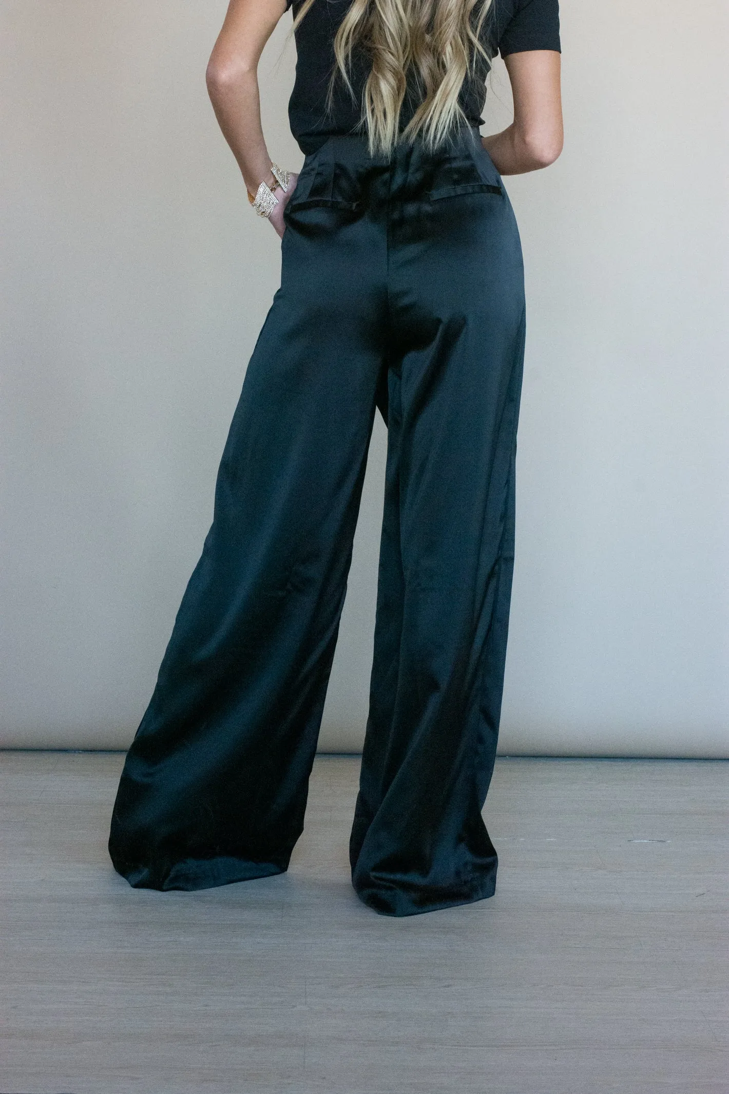 Into the Night Satin Trouser