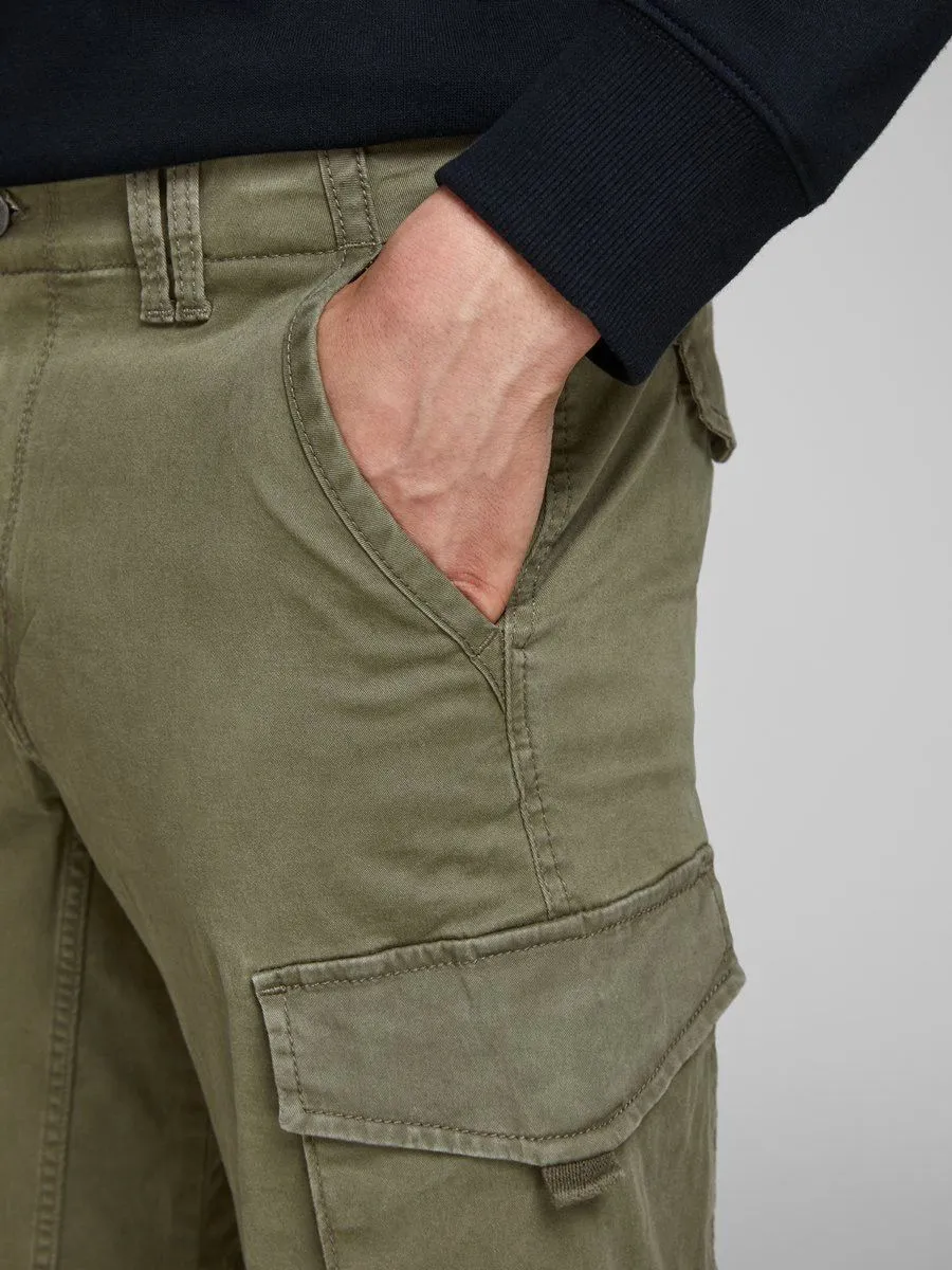 Jack & Jones Paul Flake Combat Pants Olive Night