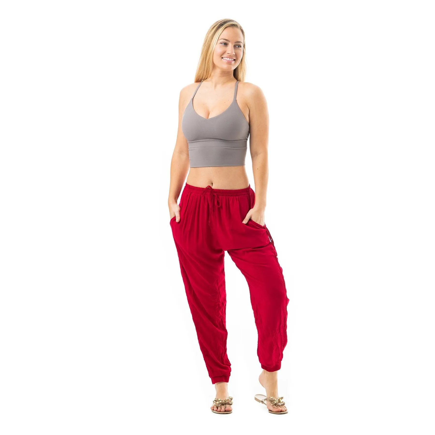 Jogger Harem Pants (4 solid colors & 2 prints, unisex!)