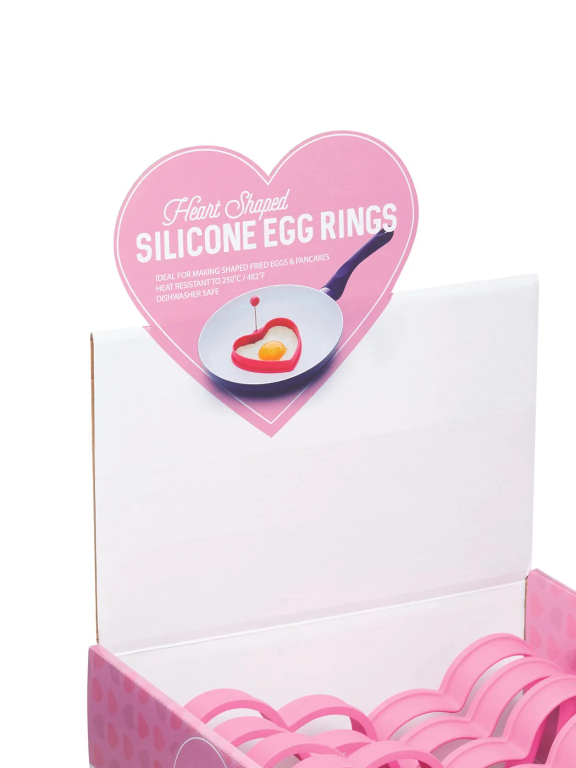 KitchenCraft Silicone Heart Shaped Egg Ring