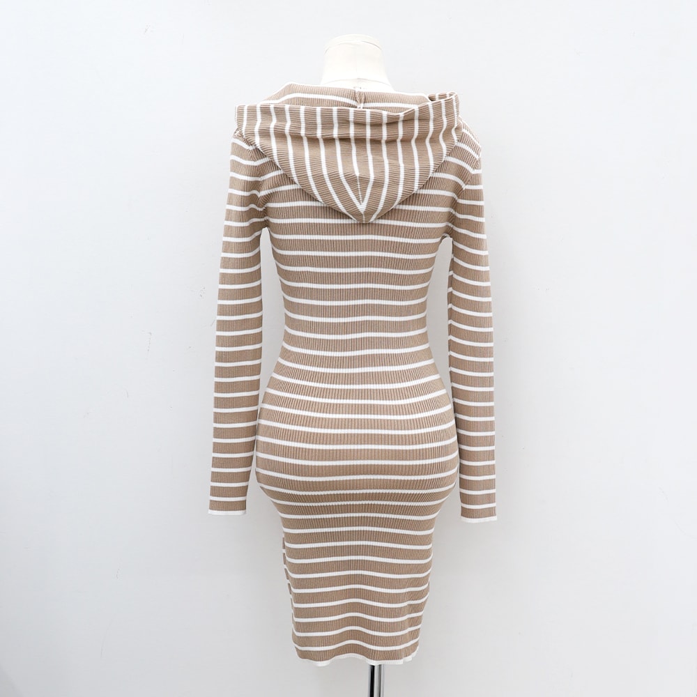 Knitted Hoodie Dress IM10