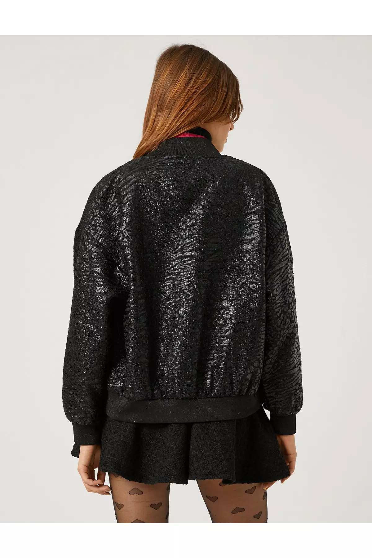 KOTON Jacquard Bomber Jacket