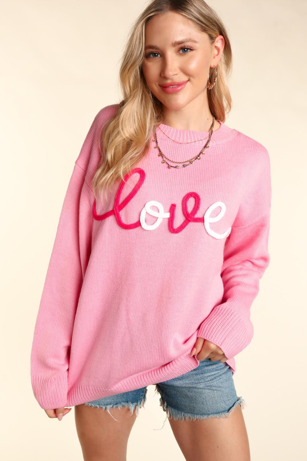 l o v e Spells LOVE Sweater