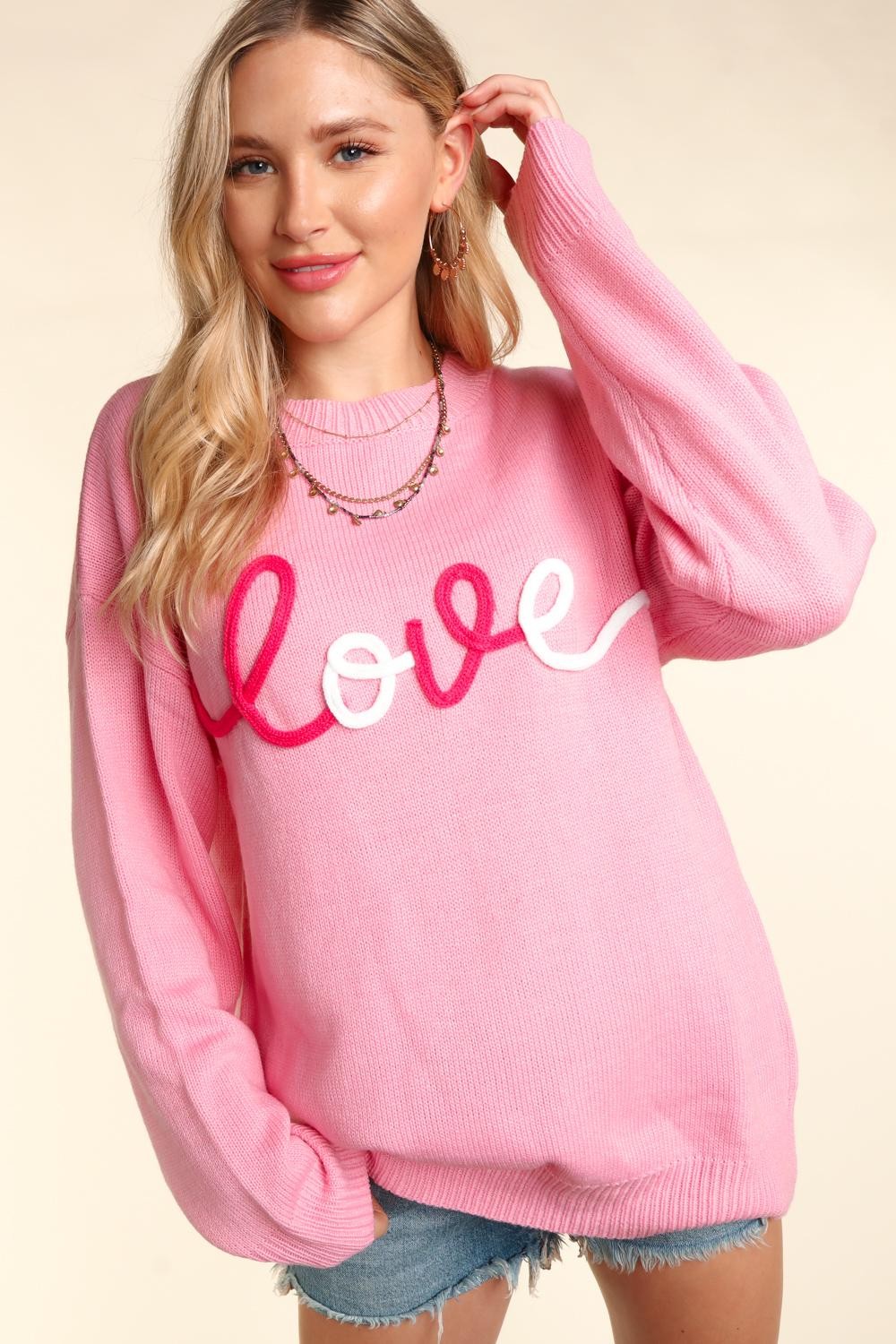 l o v e Spells LOVE Sweater