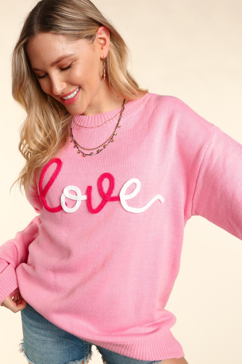 l o v e Spells LOVE Sweater