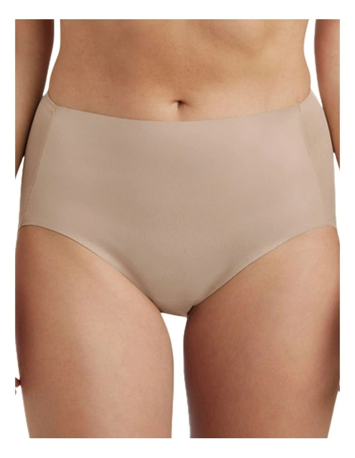 Light Shaping High Waist Everyday Shapewear Brief in Stucco