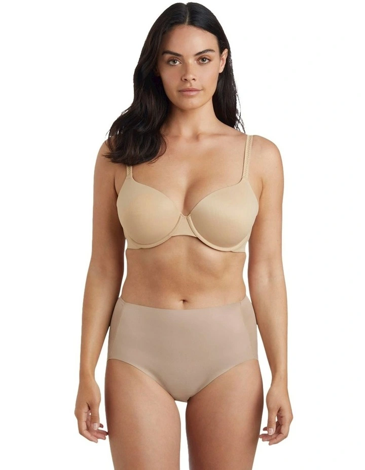 Light Shaping High Waist Everyday Shapewear Brief in Stucco