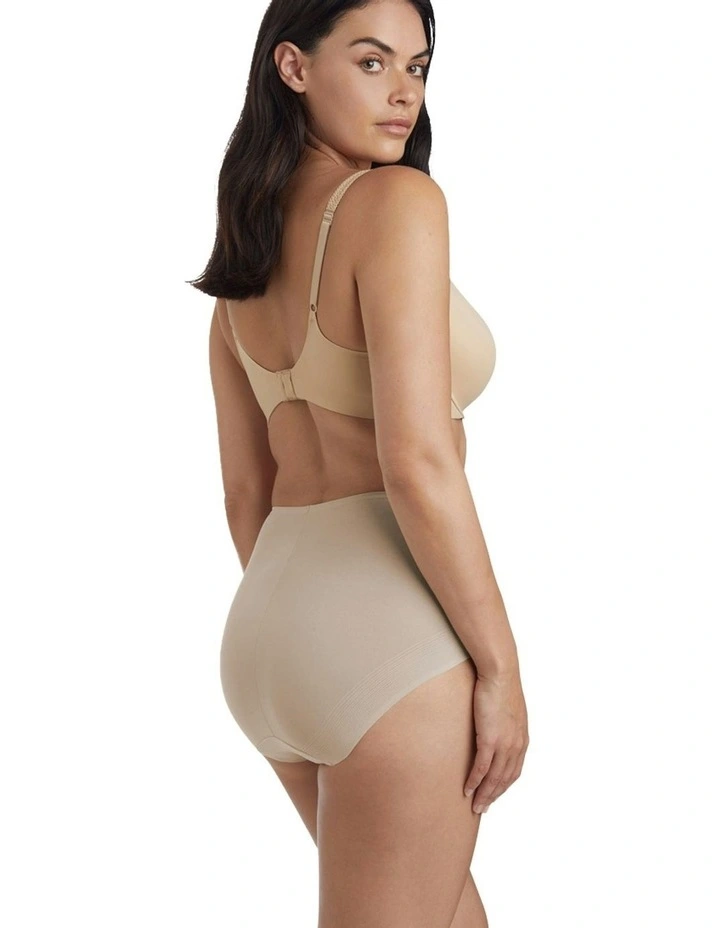 Light Shaping High Waist Everyday Shapewear Brief in Stucco