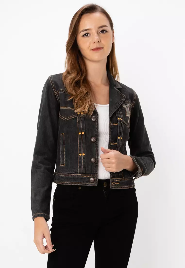 Lois LOIS LJK LADIES DENIM TRENCH COAT