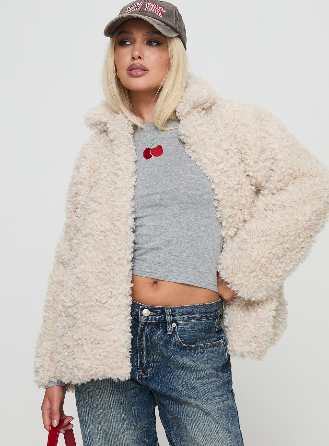 Lone Star Shearling Jacket Cream