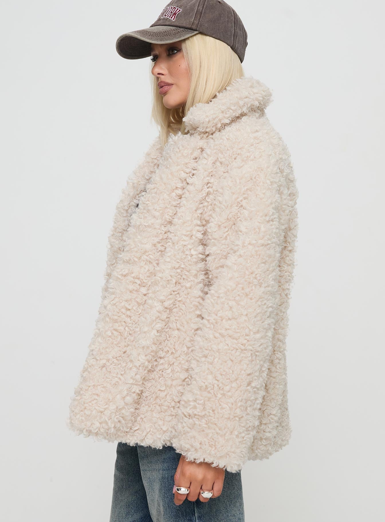 Lone Star Shearling Jacket Cream