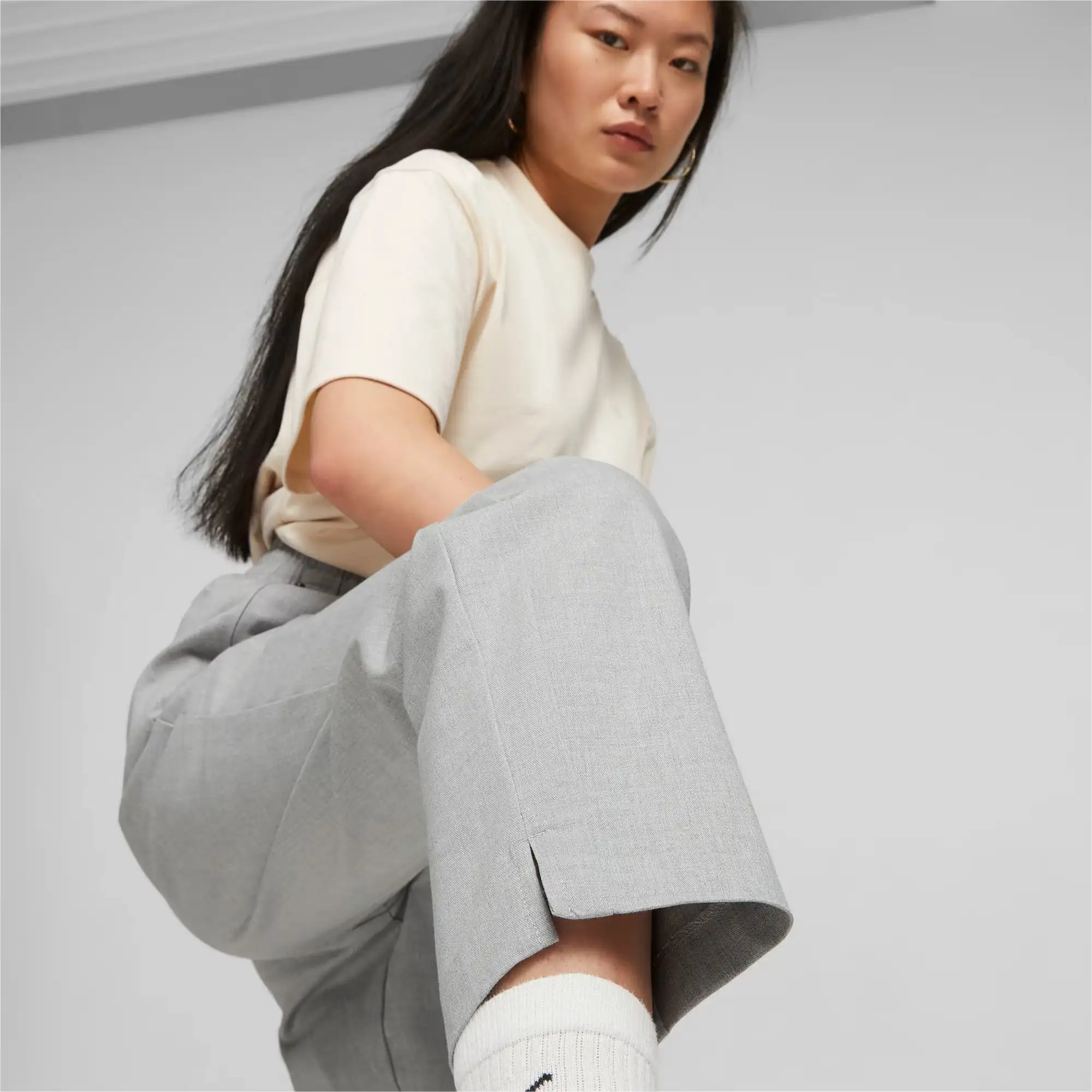 LUXE SPORT T7 PANTS 'LIGHT GRAY HEATHER'